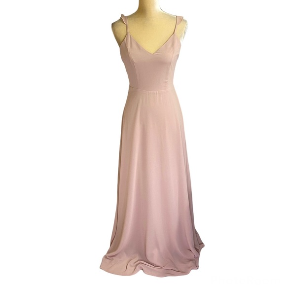 Lulu’s Meteoric Rise Blush Maxi Dress - Picture 3 of 9